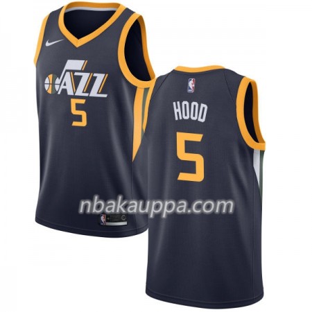 Utah Jazz Rodney Hood 5 Nike 2017-18 Navy Pelipaidat Swingman - Miesten